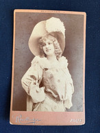 Photo CDV Cabinet Circa Fin XIXème * Artiste Opéra Théâtre Danse * Photographe Reutlinger - Künstler