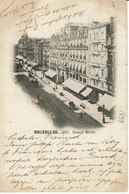 BRUXELLES -GRAND HOTEL DES BOULEVARDS-1899 - Cafés, Hôtels, Restaurants