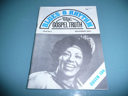 FANZINE REVUE BLUES & RHYTHM THE GOSPEL TRUTH N° 4 NOVEMBER 1984 - Kultur