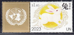 UN New York Année Du Lapin 2023 Year Of The Rabbit - Ungebraucht