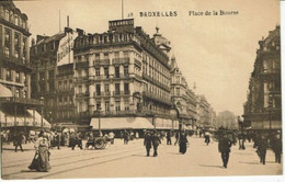 BRUXELLES PLACE DE LA BOURSE-HOTEL CENTRAL-BIERE BOCK-ALE-MAGASINS DE LA BOURSE- - Places, Squares