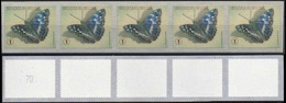 R118** Num/genum (jaune / Geel) - Papillon/Vlinder/Schmetterling/Butterfly "Petit Mars Changeant" - Marijke Meersman - Coil Stamps