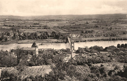 Port Ste Marie * Vue Générale Prise Du Côteau Sur La Ville Et Le Pont Suspendu Sur La Garonne - Andere & Zonder Classificatie