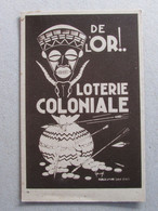 CARTE POSTALE CONGO LOTERIE COLONIALE - Congo Belga - Altri