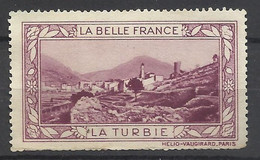 France Vignette HV  Belle France   La  Turbie         Neuf ( * ) AB     Voir Scans    Soldes ! ! ! - Tourism (Labels)