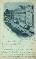 BRUXELLES -GRAND HOTEL DES BOULEVARDS-1899-CARTE A LA LUNE - Bar, Alberghi, Ristoranti