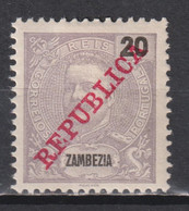 Timbre Neuf* Du Zambèze De 1911 N°59 MH - Zambeze