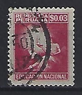 Peru 1950  Official  Compulsory Surcharge Stamp (o) Mi.33 - Perú