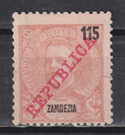 Timbre Neuf* Du Zambèze De 1911 N°64 MH - Zambezia