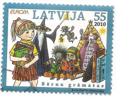 Latvia  Europa CEPT 2010  Children Book  Hedgehog + Gnome ,doll,poppet Used (o) - 2010