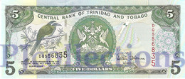 TRINIDAD & TOBAGO 5 DOLLARS 2002 PICK 42b UNC - Trinidad & Tobago