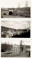 Spontin Le Chateau Panorama 3 PHOTOS 110X67mm , 1934 - Lieux