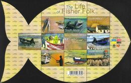 South Africa - 2010 Fisherfolk Sheet # SG 1754a - Unused Stamps