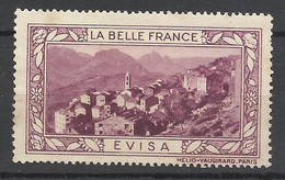 France  Vignette HV  La Belle France    Evisa       Neuf ( * ) B/TB Voir Scans  Soldes ! ! ! - Tourism (Labels)