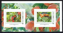 TAM PECHES CERISES -  TVP 20g Prioritaires - Se Tenant - Unused Stamps