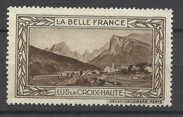 France  Vignette HV  La Belle France     Lus  La Croix  Haute        Neuf ( * ) B/TB Voir Scans  Soldes ! ! ! - Turismo (Vignette)