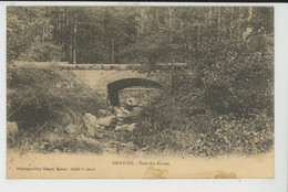 GRANGES SUR VOLOGNE - Pont Des Huttes - Granges Sur Vologne