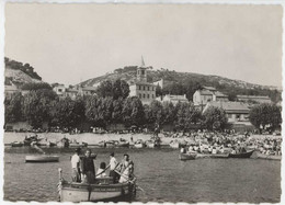 Cpsm Marseille L'Estaque Plage - Joutes Dans Le Port - L'Estaque