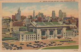 KANSAS CITY - UNIONSTATION AND SKY LINE - 3789 - Kansas City – Missouri