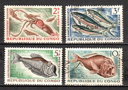 Rép Du CONGO --- N°144A**/145/146**/147---OBL  VOIR  SCAN - Usados