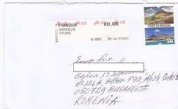 LANDSCAPES, STAMP ON COVER, 2021, PORTUGAL - Brieven En Documenten