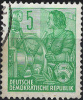 00533 - 006 - 1 MiNr. 406 DDR 1953 Fünfjahrplan (II) - Gebraucht