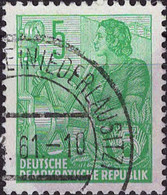 00534 - 007 - 1 MiNr. 406 DDR 1953 Fünfjahrplan (II) - Gebraucht