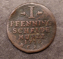 German States GOSLAR 1 Pfenning 1734 - Small Coins & Other Subdivisions