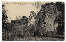 CPA   87   CHATEAU CHERVIX      -        RUINES DE L ABBAYE DE CHERVIX - Luoghi Santi