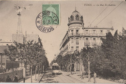 1908 - TUNISIE - AMBULANT SOUSSE à TUNIS Sur CP De RADES ! => BOURBON L'ARCHAMBAULT (ALLIER) - Briefe U. Dokumente