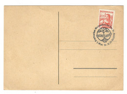 Osterreich   Sonderstempel  Briefmarken - Werbeschau Der Bezirksgruppe Meidling 1937  Wien   Neues Leben - Lettres & Documents