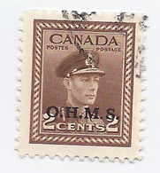 16325) Canada War Issue OHMS - Usados