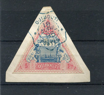 !!! COTE DES SOMALIS, N°19 OBLITERATION SUPERBE SUR FRAGMENT - Used Stamps