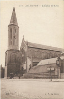 CPA - édit. ELD - 100 - LE  HAVRE - L'Eglise St-Léon - Graville