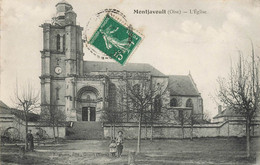 Montjavoult * Place Et église Du Village * Enfants Villageois - Montjavoult