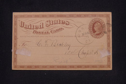 ETATS UNIS - Entier Postal Avec Repiquage Au Verso, Voyagé De New Haven - L 139381 - ...-1900
