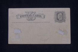 ETATS UNIS - Entier Postal Avec Repiquage Au Dos De Meriden, Voyagé , En L'état - L 139383 - ...-1900