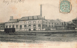 Crépy En Valois * 1905 * La Fabrique De Meubles * Usine Bois Wagon Rails Ligne Chemin De Fer Oise - Crepy En Valois