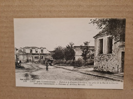 Carte LAON Après Bombardement Entrée De La Caserne - Laon