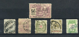 !!! MAROC, SELECTION D'OBLITERATIONS SUR TIMBRES DE POSTES LOCALES - Locals & Carriers