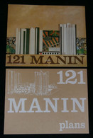 ( Architecture ) Résidence 121 MANIN 121 Rue MANIN à PARIS XIXe FROMANGER PINSEAU SIEGRIST Architectes 1968 - Parigi