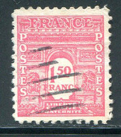 FRANCE- Y&T N°625- Oblitéré - 1944-45 Arc De Triomphe