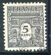 FRANCE- Y&T N°628- Oblitéré - 1944-45 Arco Del Triunfo