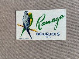 Carte De Parfum / Parfumkaart - Ramage BOURJOIS Paris - Ohne Zuordnung