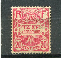 REUNION N° 9  Taxe  (Y&T)  (Oblitéré) - Timbres-taxe