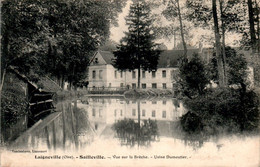 Laigneville SAILLEVILLE Commune De Laigneville Vue Sur La Brèche Usine Dumoutier Factory Oise Cpa Ecrite Au Dos B.Etat - Other & Unclassified