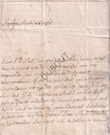 Veurne/Oudenaarde - Brief - 1726  (V2259) - Manuscritos