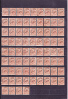 PRéOBLITéRéS/NEUF ** DEFAUT D'ASPECT SUR GOMME/UN LOT DE 76 TIMBRES/N° 10 YVERT ET TELLIER 1926 - Colecciones & Series