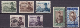 EG089B - EGYPTE - EGYPT – 1947-51 - KING FAROUK FULL SET - SG # 340/6 USED 19 € - Oblitérés