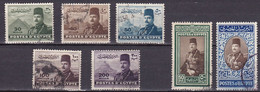 EG089B - EGYPTE - EGYPT – 1947-51 - KING FAROUK FULL SET - SG # 340/6 USED 19 € - Used Stamps